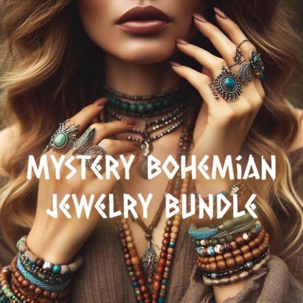 Boho Chic Bohemian Minimalist Gold Dainty Mystery Box Bundle